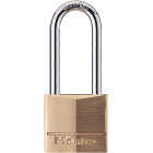 Master Lock 1-9/16 In. W. Solid Brass Keyed Different Padlock Image 1