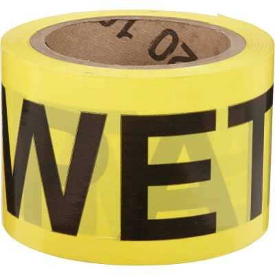 Irwin 3 In. W x 300 Ft. L Wet Paint Caution Tape