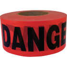 CH Hanson 3 In. x 1000 Ft. Roll 2 mil Red Danger/Caution Tape Image 1