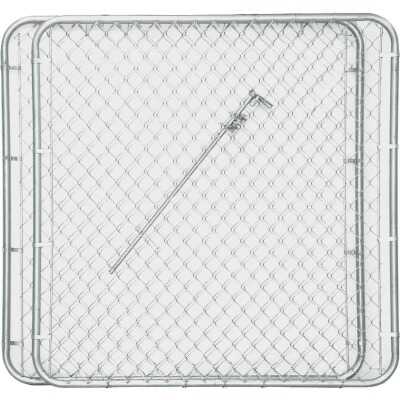 Midwest Air Tech Double Drive 114 In. W. x 46 In. H. Chain Link Gate